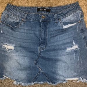jean skirt